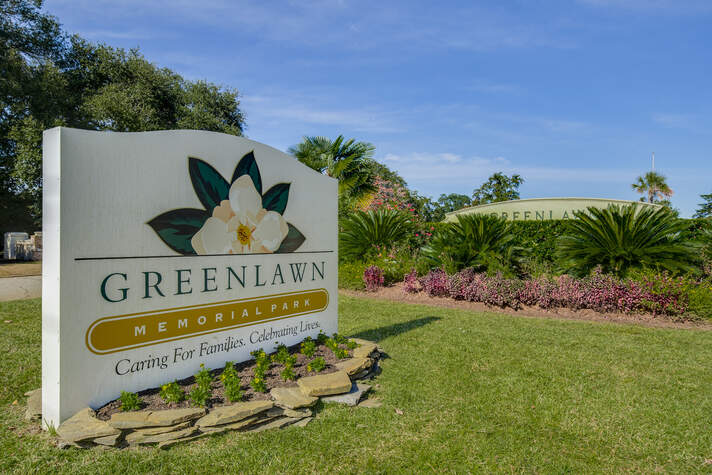 Greenlawn Memorial Park, signage