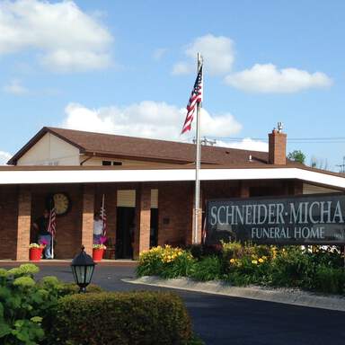 Schneider-Michaelis Funeral Home, exterior