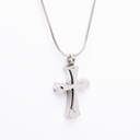 Stainless Steel Cross Pendant With Chain  large image number 1