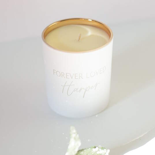 Forever Loved Custom Engraved Candle image number 4