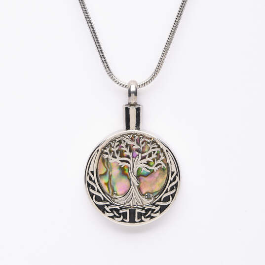 Celestial Circle Abalone Necklace image number 2