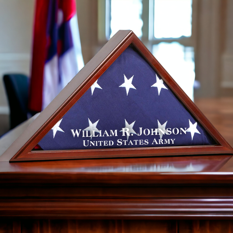 Veteran's Memorial Flag Case