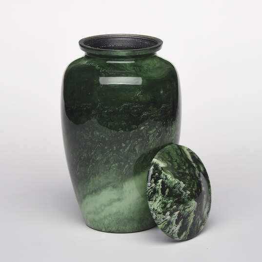 Soothing Serenity Urn: Emerald image number 3