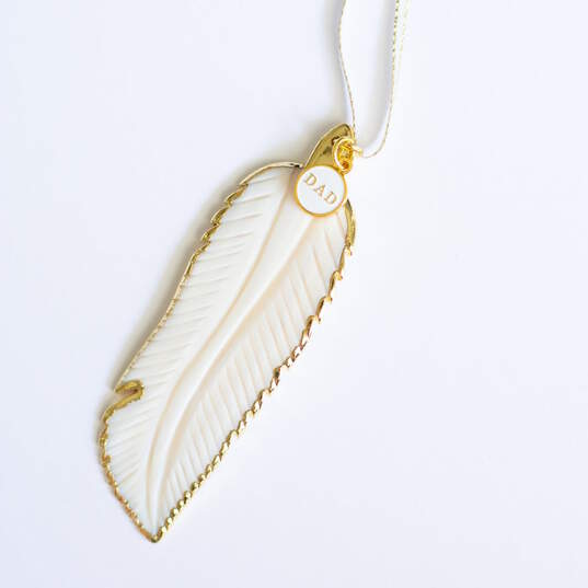 In Memory Feather Ornament image number 8