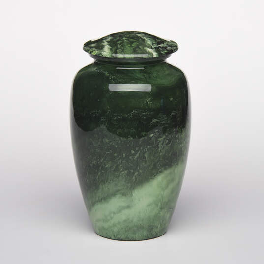 Soothing Serenity Urn: Emerald image number 2