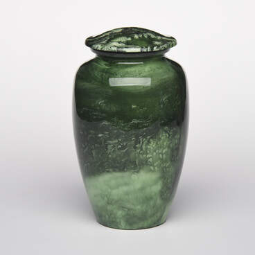 Soothing Serenity Urn: Emerald
