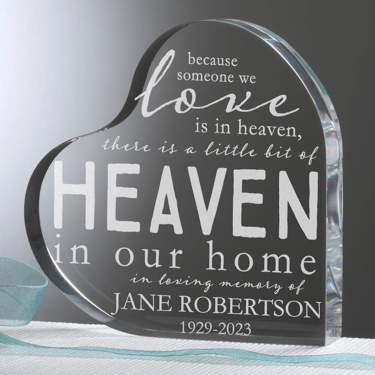 Memorial Love Engraved Keepsake